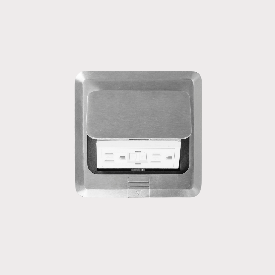 Grommet para piso cuadrado.