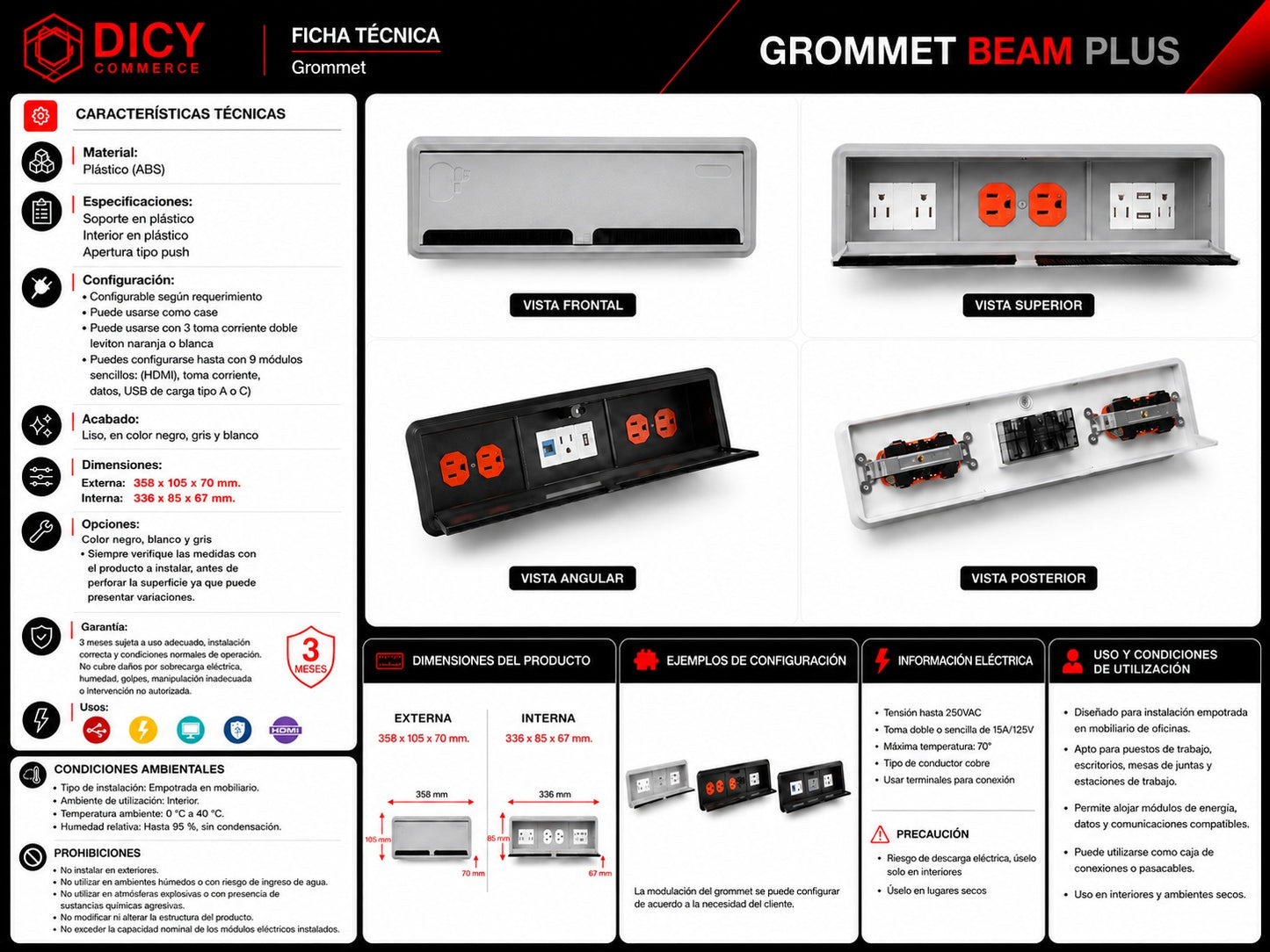 Grommet Beam Plus
