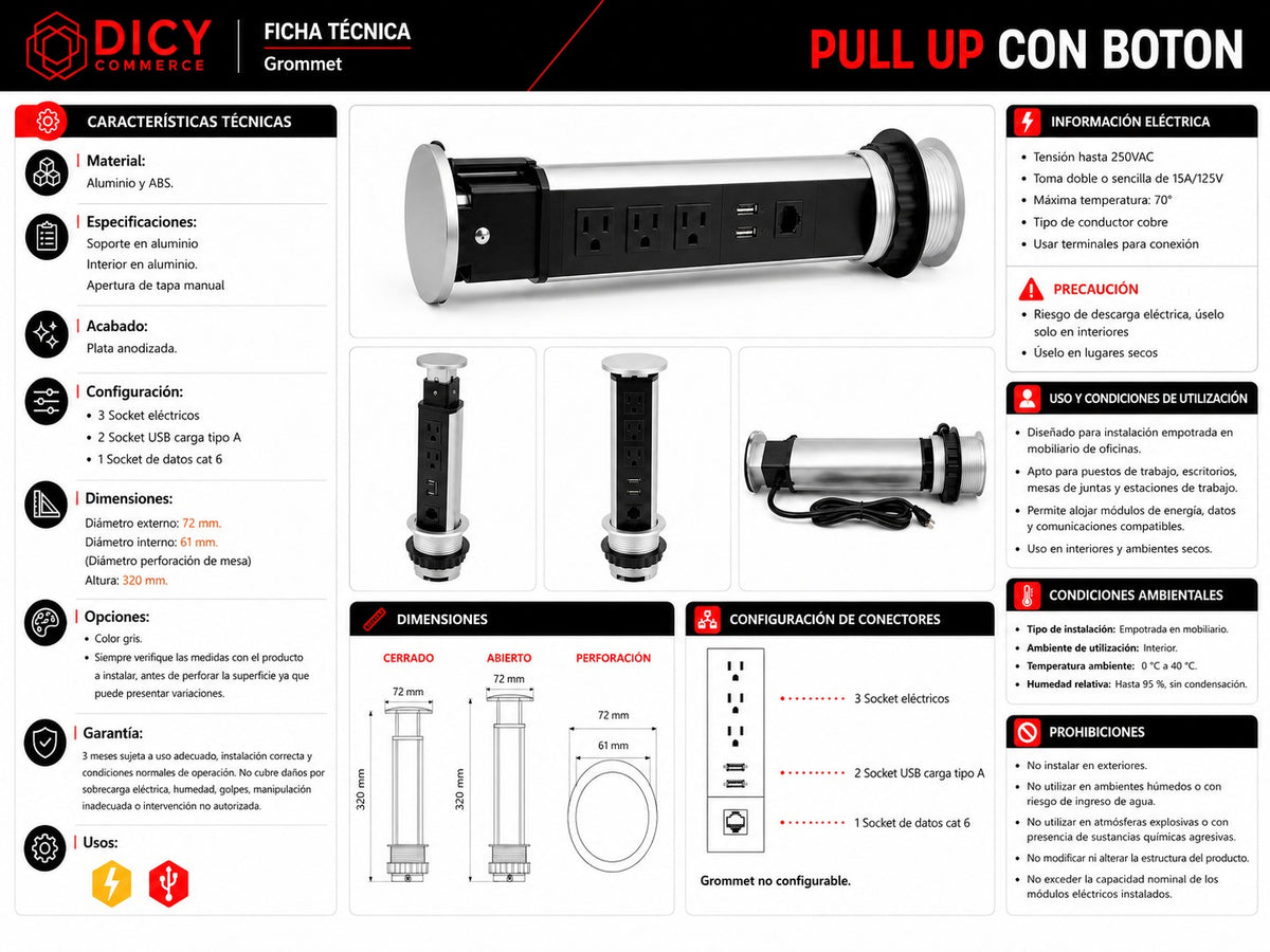 Grommet pull up manual