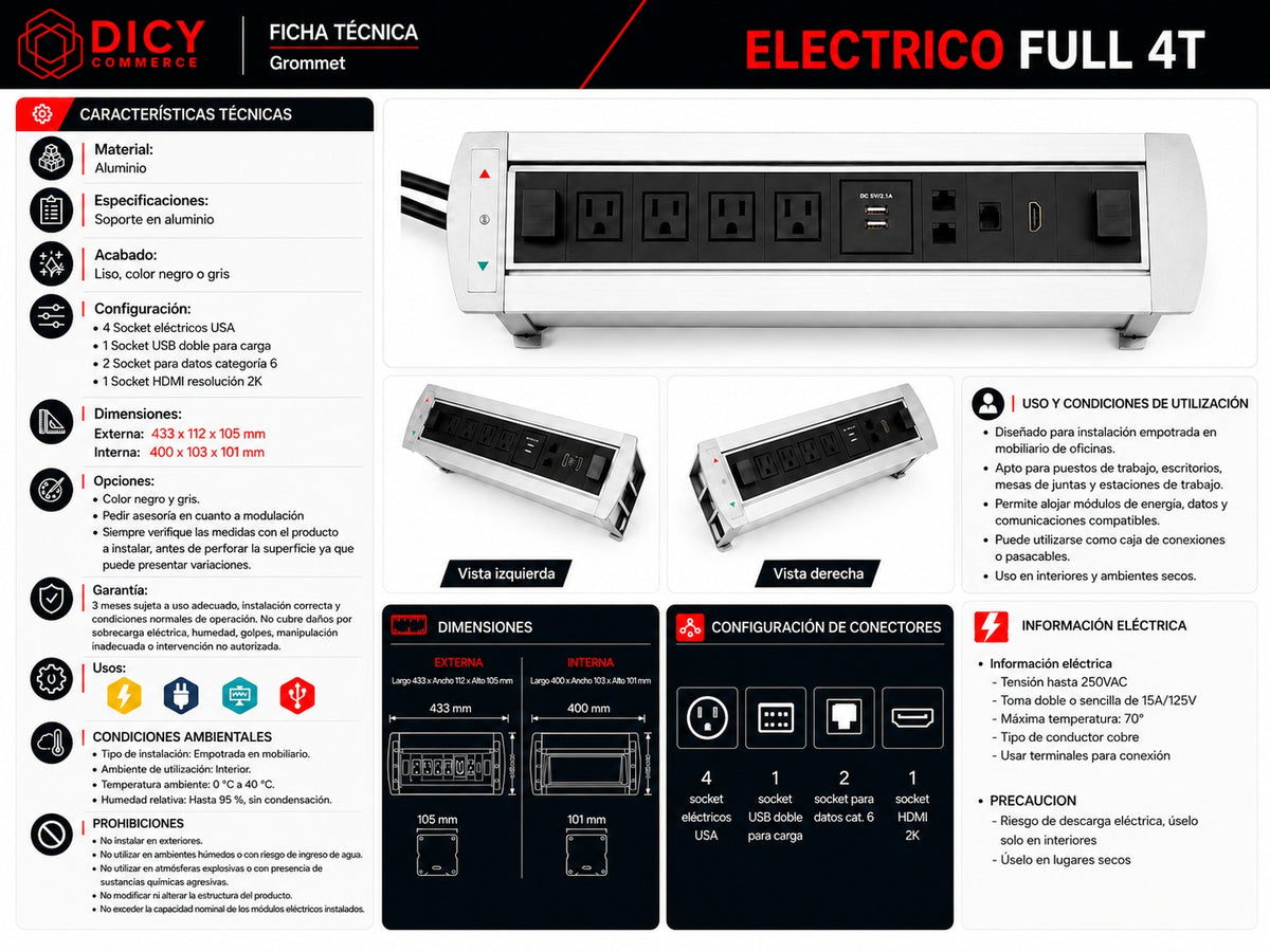 Groomet eléctrico full