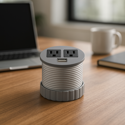 Grommet estandar con USB para escritorio