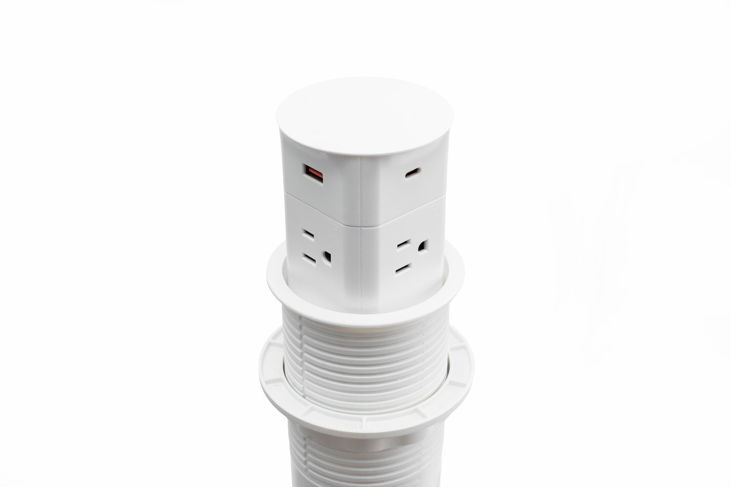 Grommet Alfa Plus – Conexión Eléctrica y USB de Alta Potencia con Carga Inalámbrica