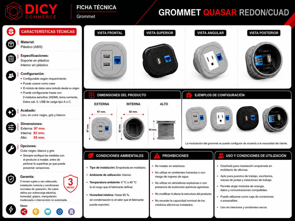 Grommet Redondo Mini
