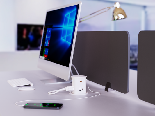 Grommet Alfa Plus – Conexión Eléctrica y USB de Alta Potencia con Carga Inalámbrica