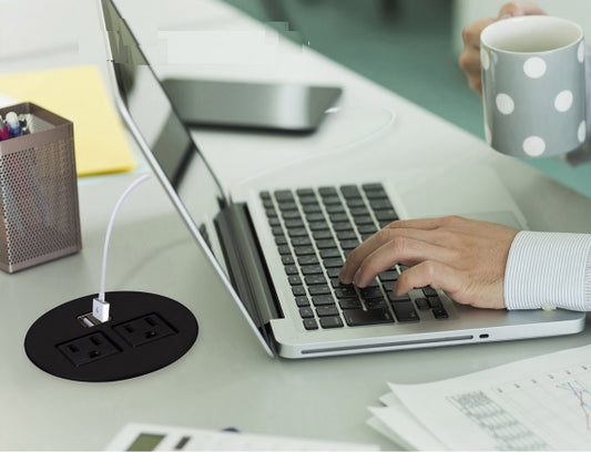 Grommet estandar con USB para escritorio
